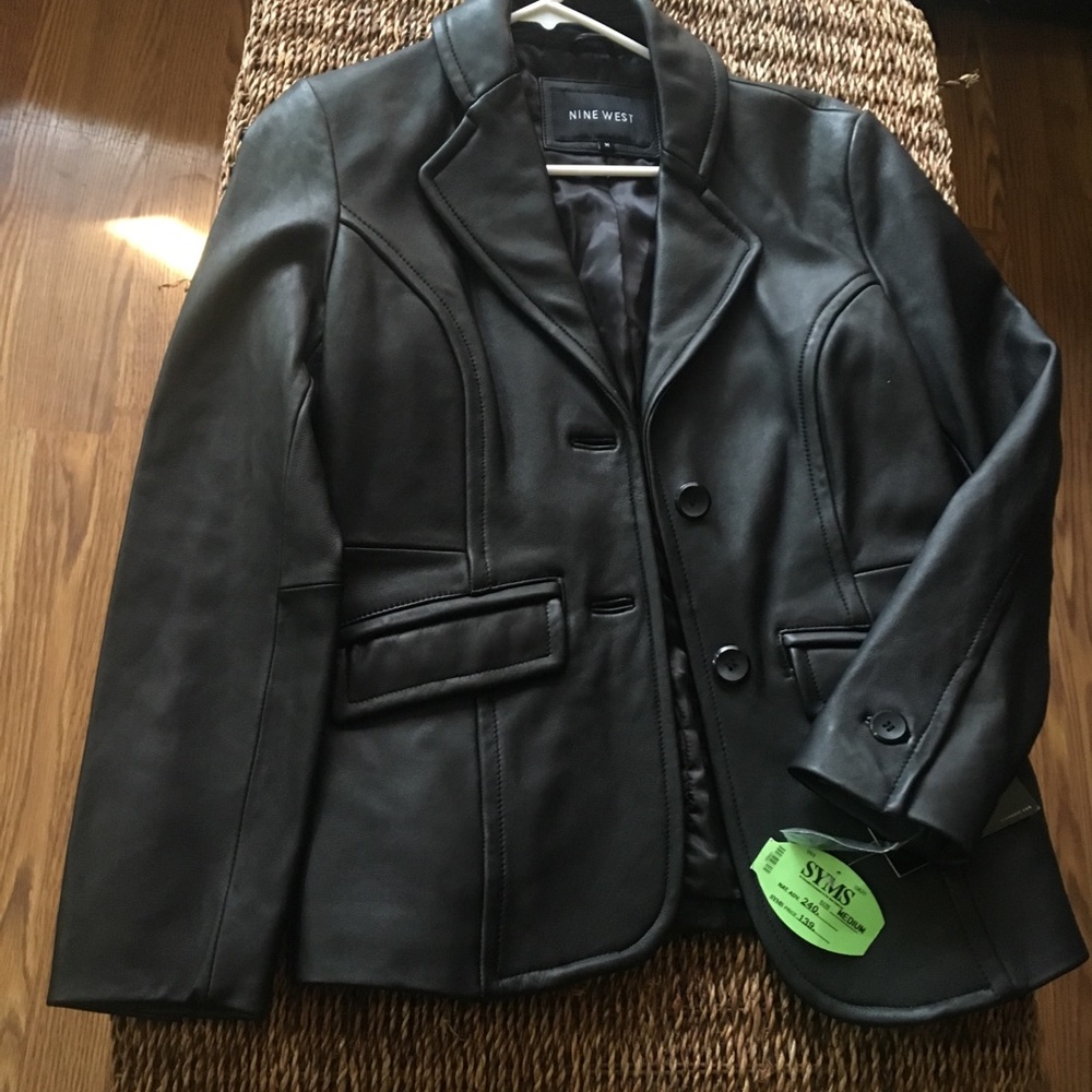 Leather Nine West jacket